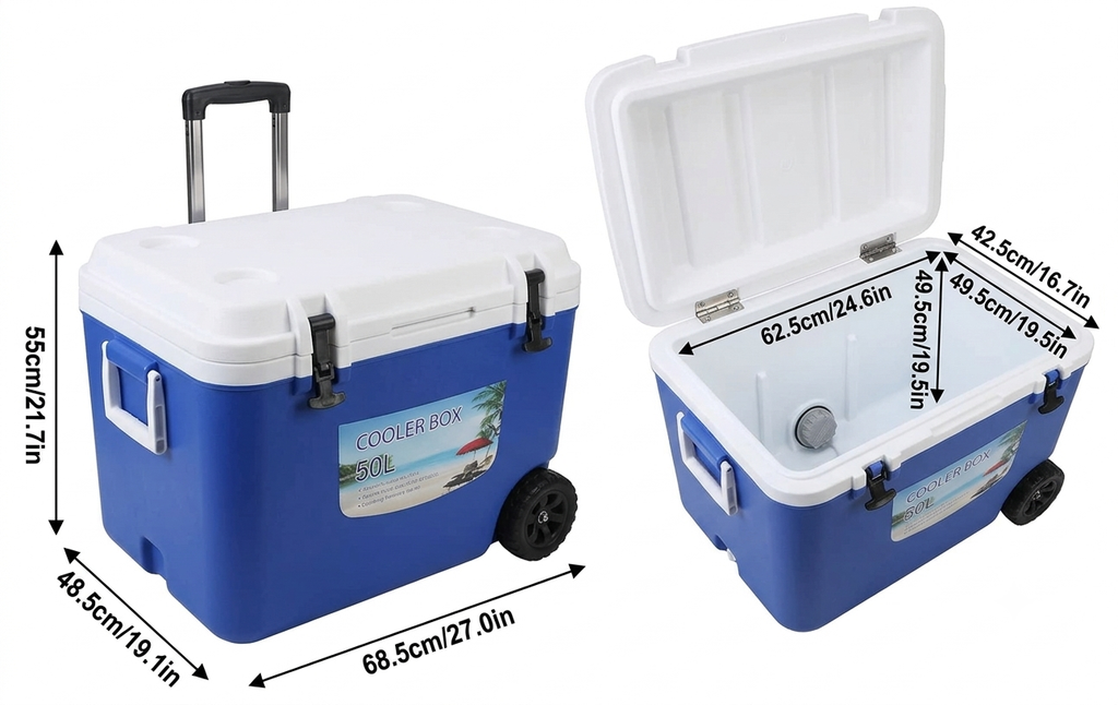 Cooler Box Trio (8L, 20L, 50L)