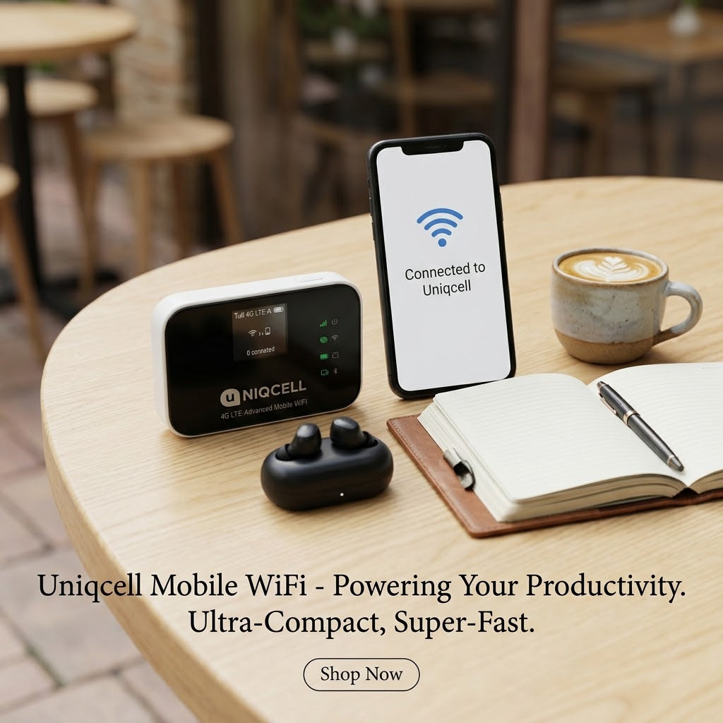 Uniqcell 4G LTE-Advanced Mobile WiFi