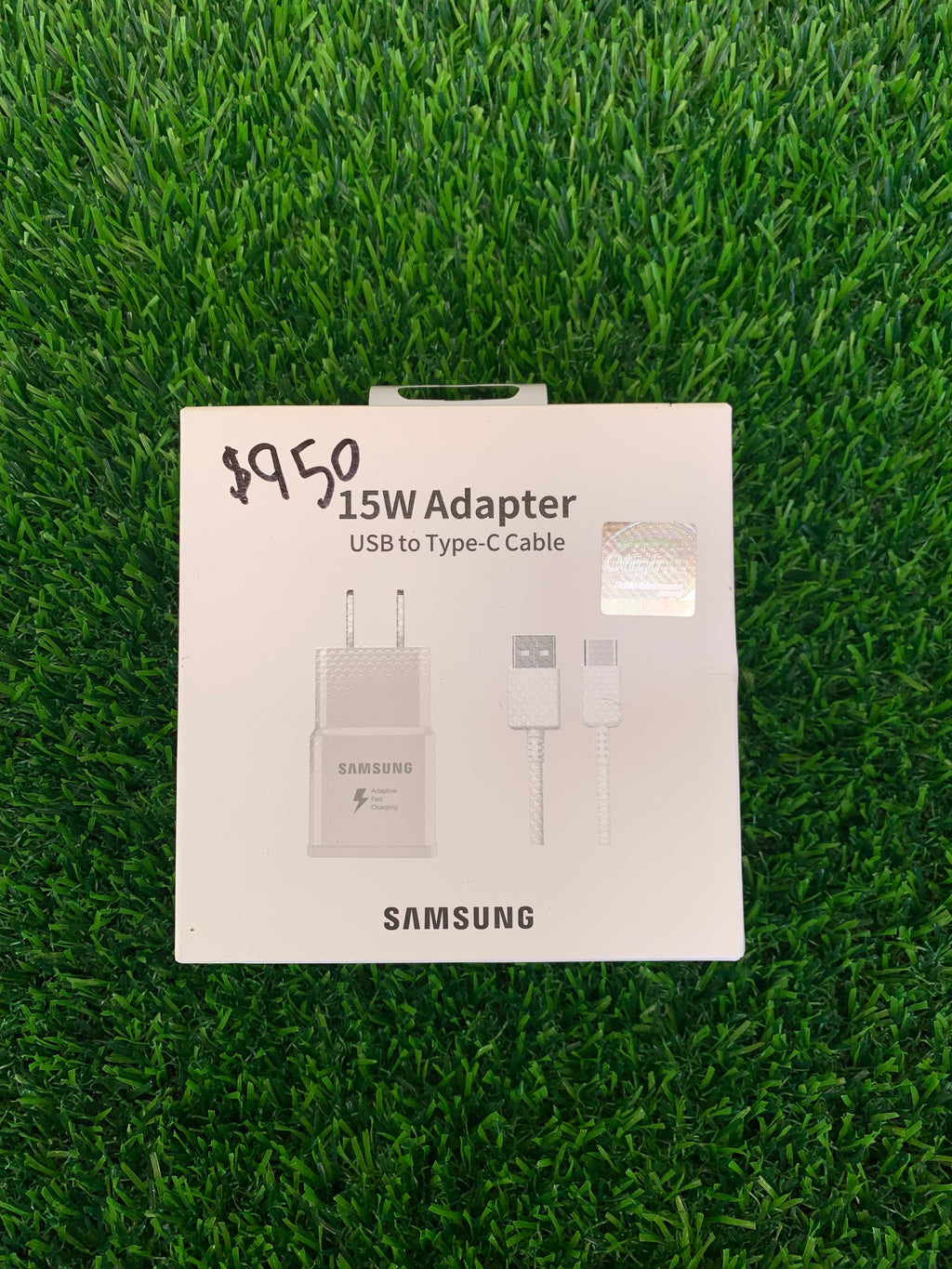 Samsung 15W Adapter & USB to Type C Cable