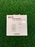 Samsung 15W Adapter & USB to Type C Cable