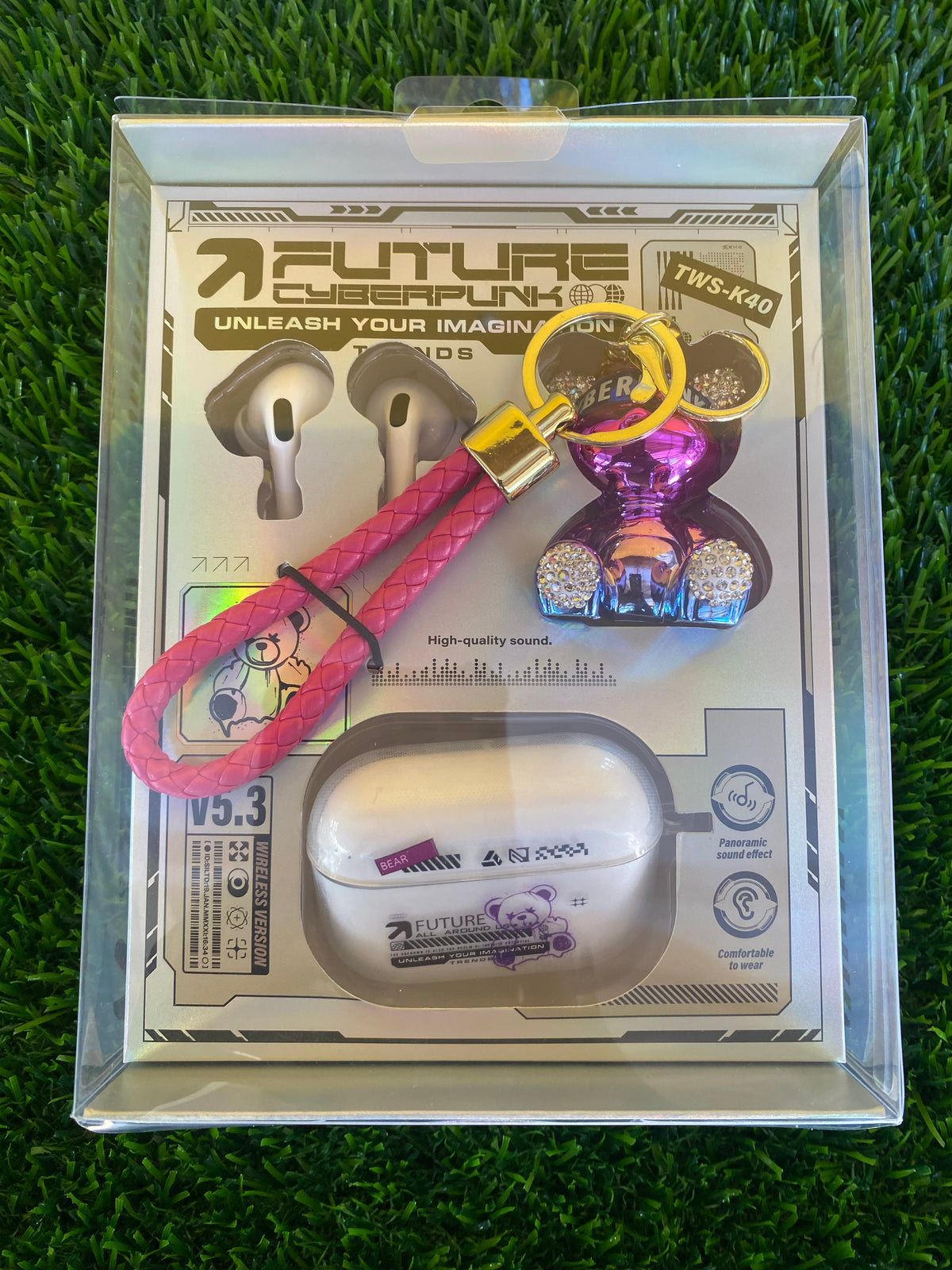TWS-K40 Cyberpunk Wireless Earbuds