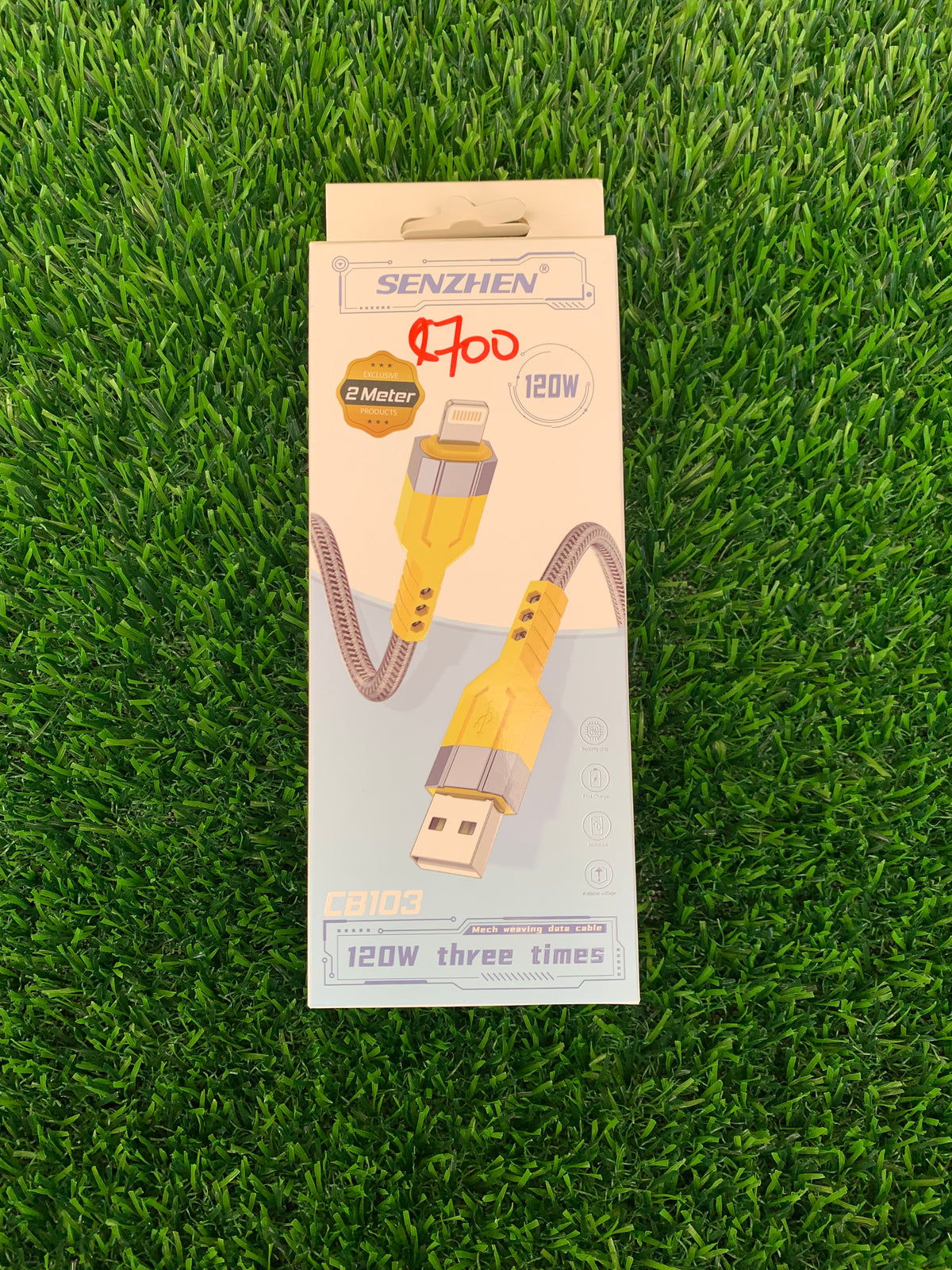 Senzhen 120W 2M Lightening Charging Cable (iPhone Charger)