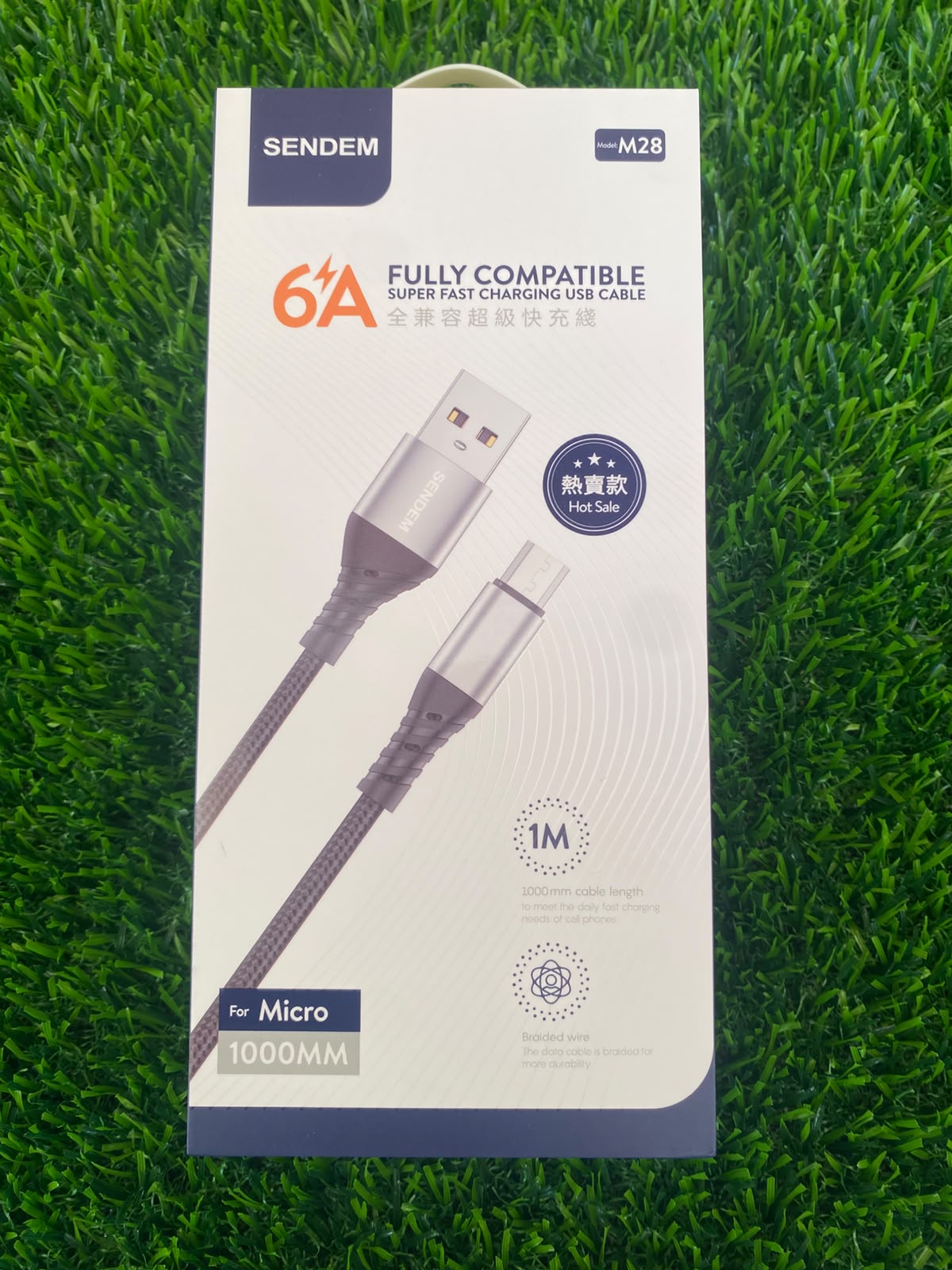 Sendem 1 Meter USB-Micro Fast Charging Cable