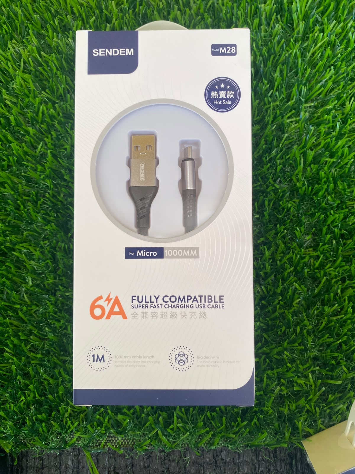 Sendem 1 Meter USB-Micro Fast Charging Cable