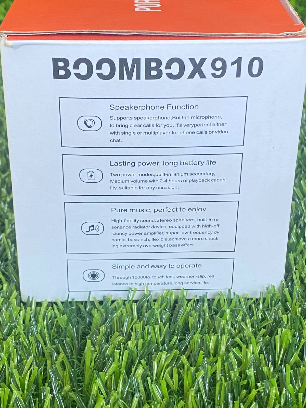 Portable Wireless Speaker Boombox 910