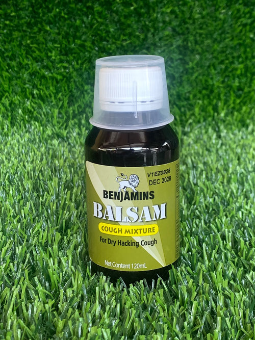 Benjamins Balsam Cough Mixture for Dry Hacking Cough 120mL