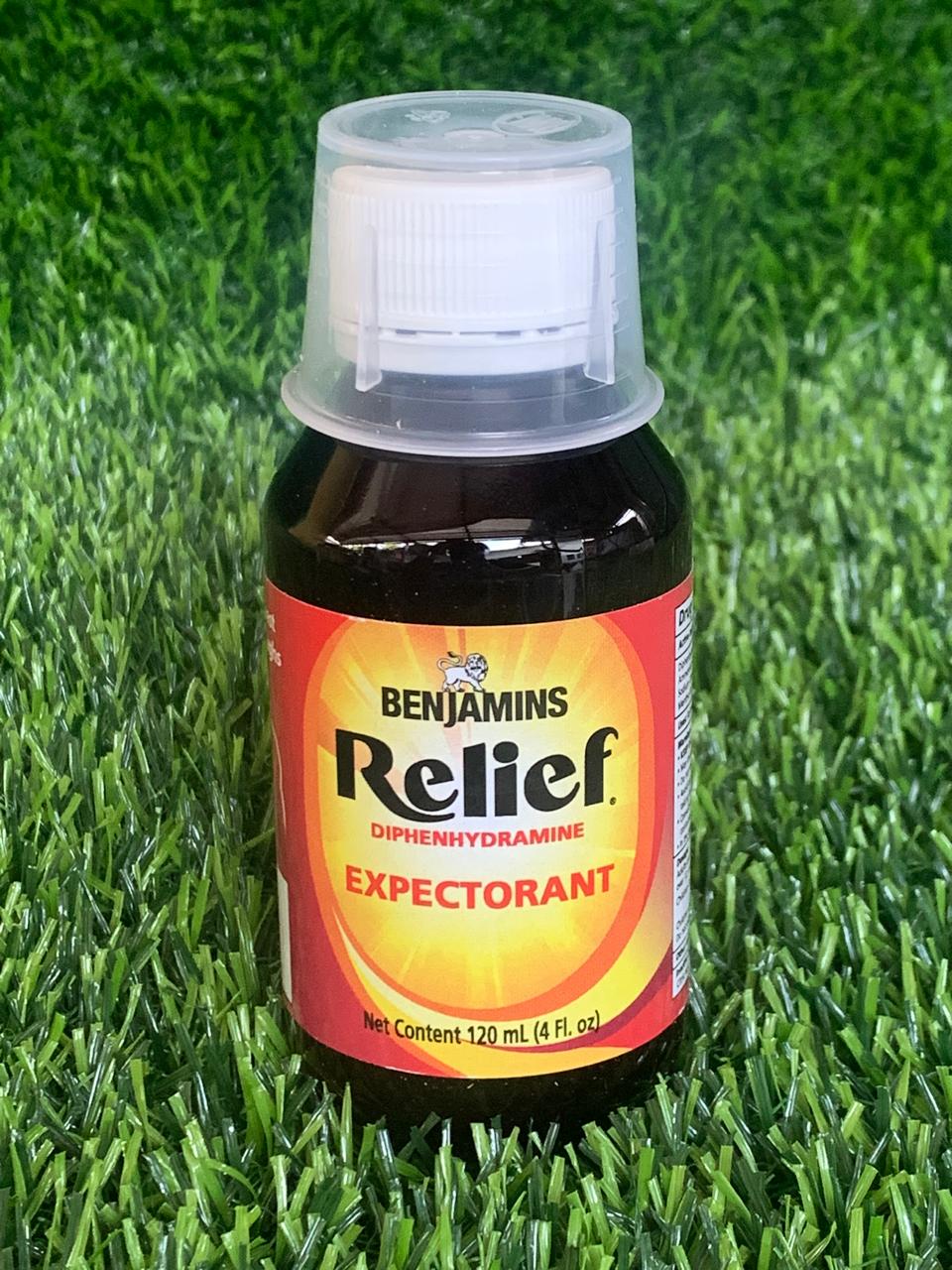 Benjamins Relief Diphenhydramine Expectorant 120mL