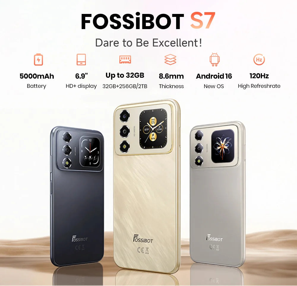 Fossibot S7 6.9" 16MP 4/128GB DS