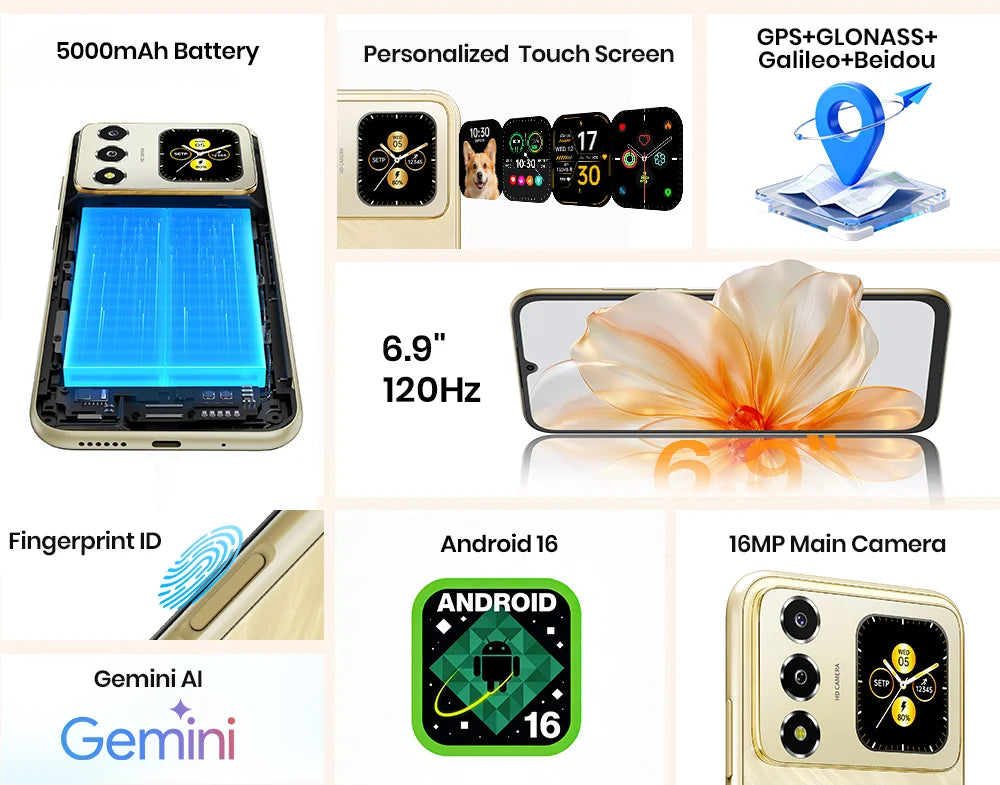 Fossibot S7 6.9" 16MP 4/128GB DS