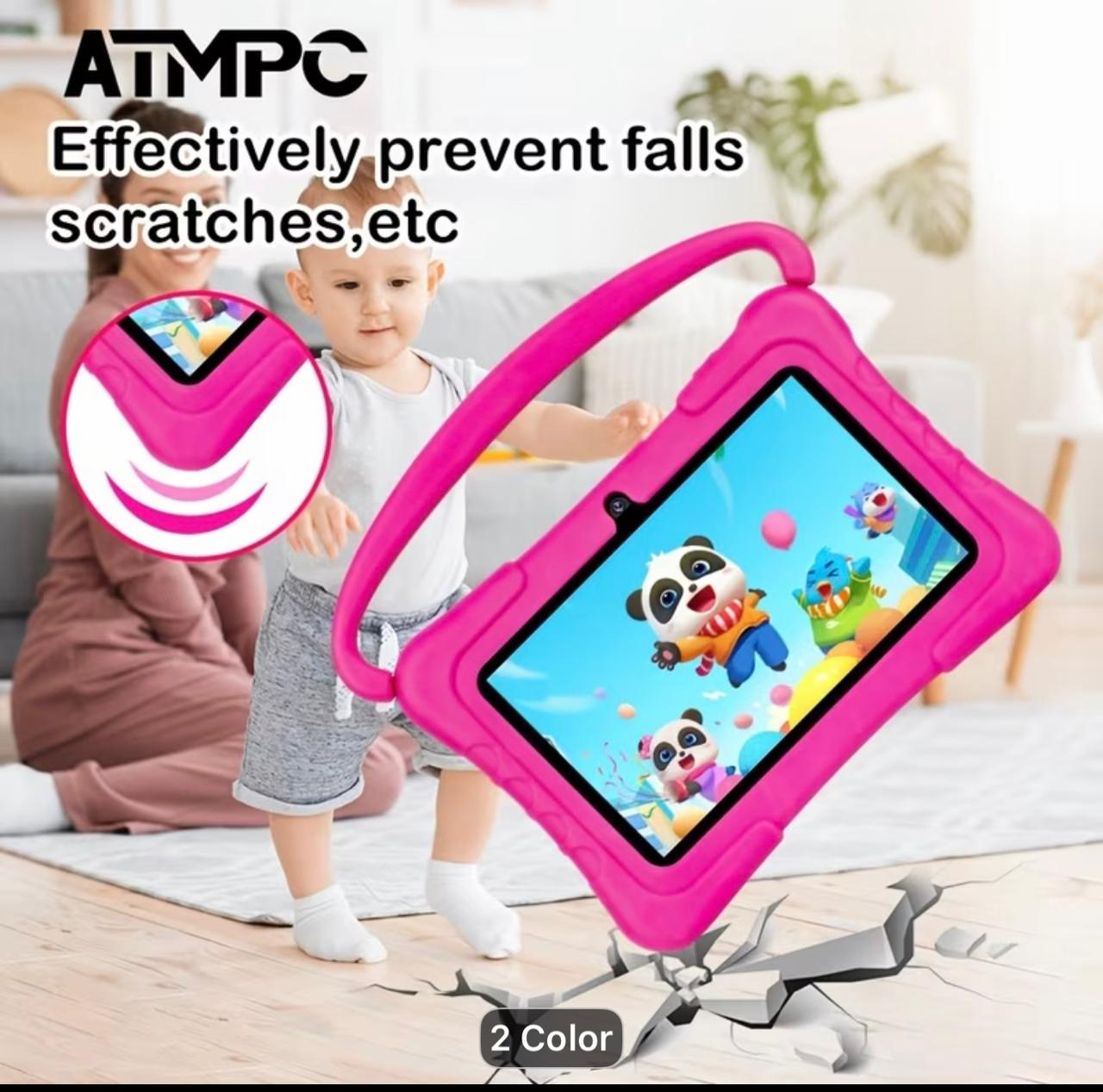 ATMPC 7" Kids Tablet Android 11, IWawa Learning Tablet For Children, Parental Control, 2GB/3GB RAM+16GB/32GB ROM, WiFi Wireless Kids Tablet