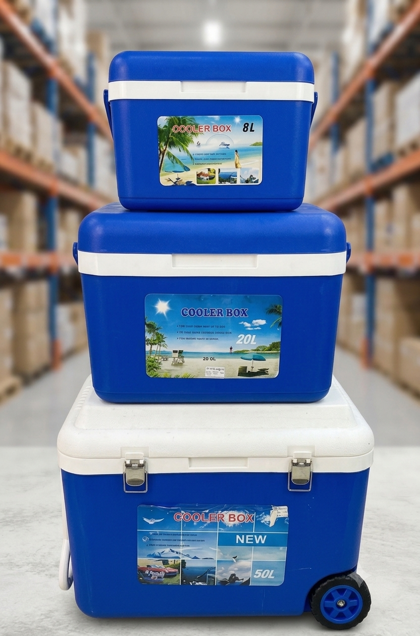 Cooler Box Trio (8L, 20L, 50L)