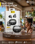 Uniqcell U-TZ50 AI Smart Wireless Translation Clip-on Earbuds