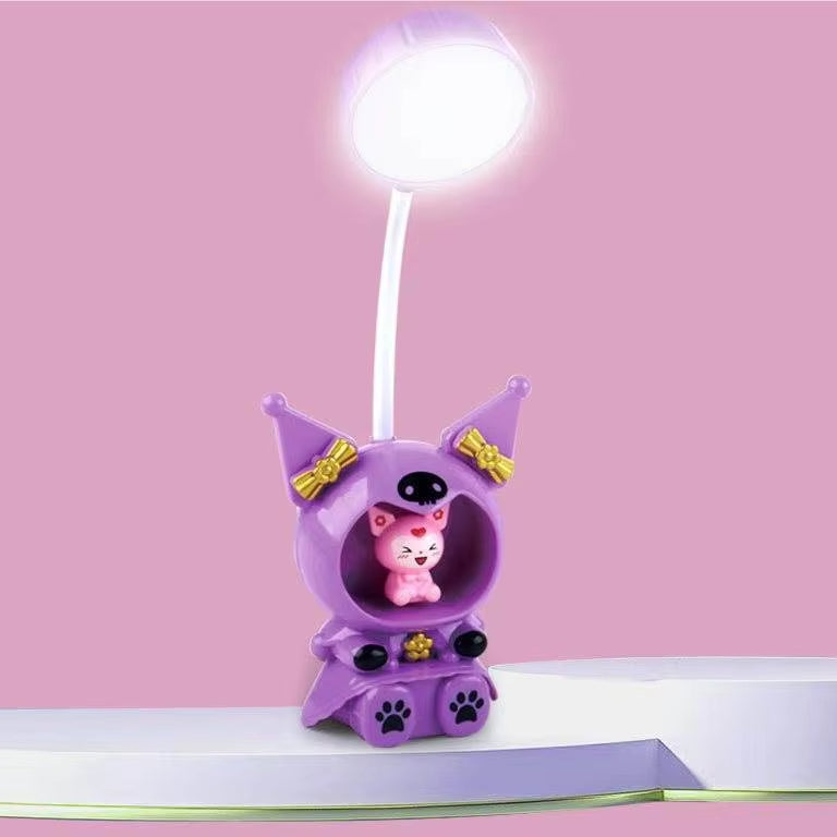 Kuromi USB-Rechargeable Folding LED Desk Lamp & Night Light