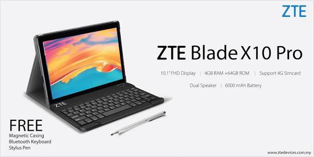 ZTE Blade X10 II Pro (64GB)(Wifi)(10")