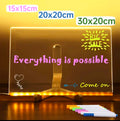 LED Erasable Acrylic Sketchpad 11-in-1