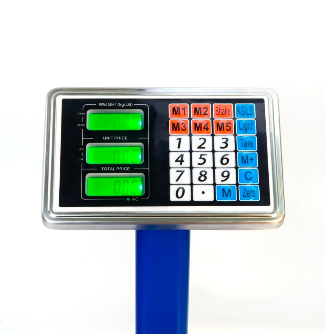 Heavy-Duty Digital Electronic Price Computing Platform Scale (100kg / 300kg Capacity)