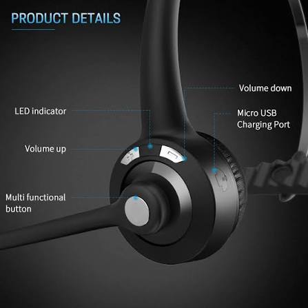 BlueFire Wireless Over Head Headphones