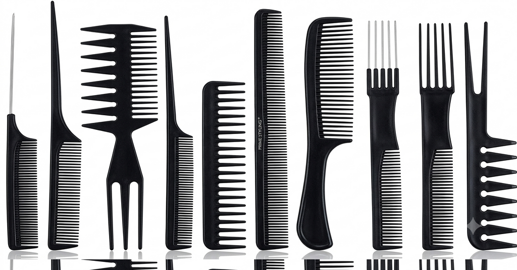 12-Piece Professional Hair Styling Comb Set