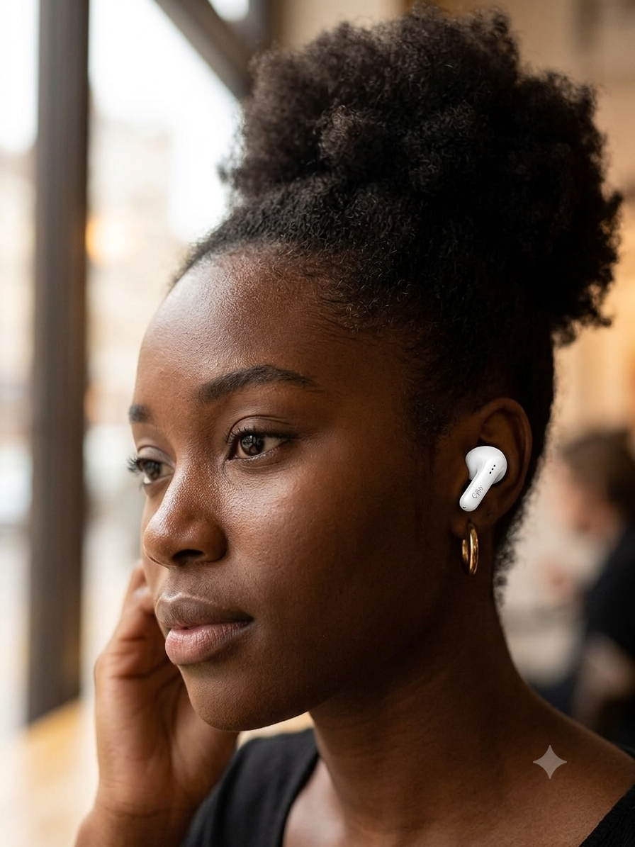 Gjby CA-170 Leather Print Wireless Earphones