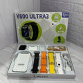 Y800 Ultra 3 SmartWatch and Earbuds Set
